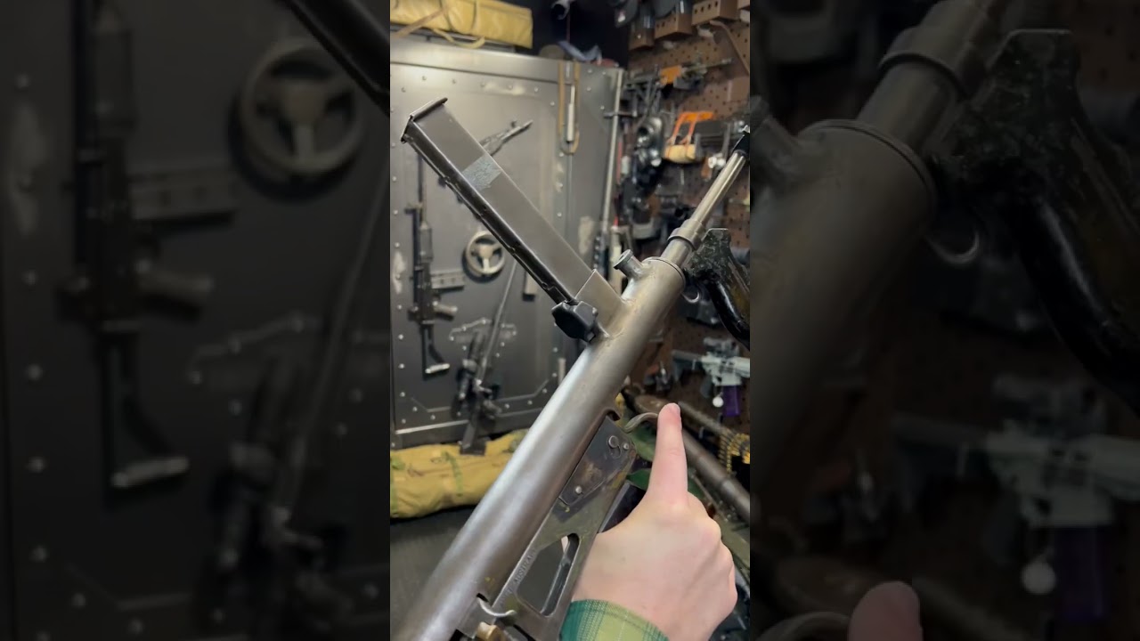 CURSED WW2 Gun Made by a KID is Actually Amazing 🇦🇺 the &ldquo;Owen&rdquo; SMG in 1 Minute #Shorts