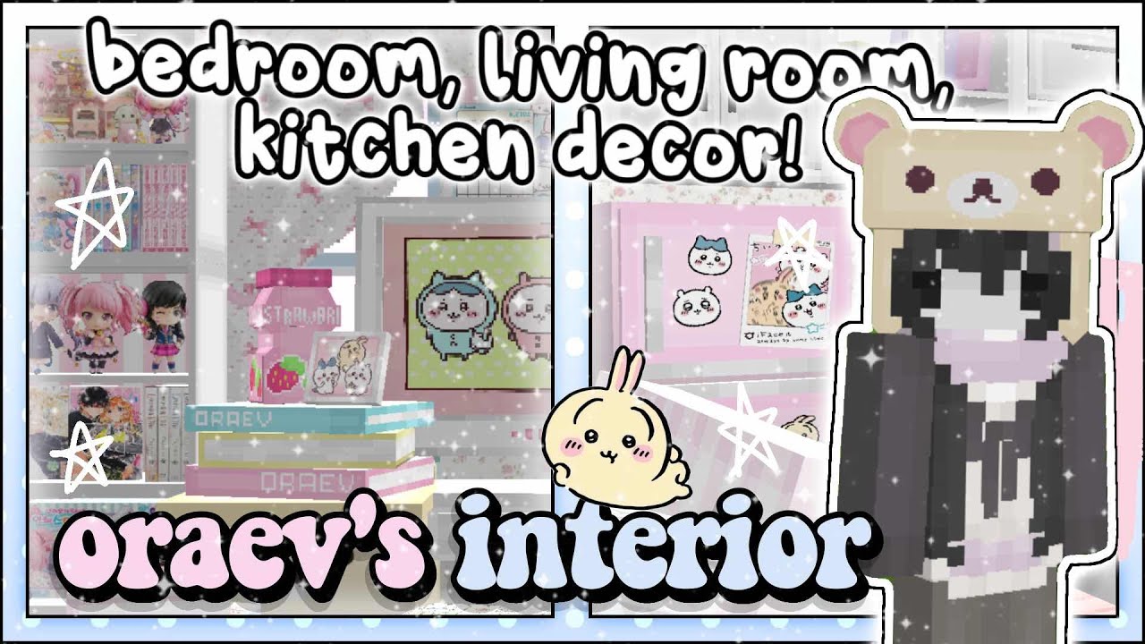 oraev's interior -- new addon for mcbe 1.21+ (70+ furniture!!)