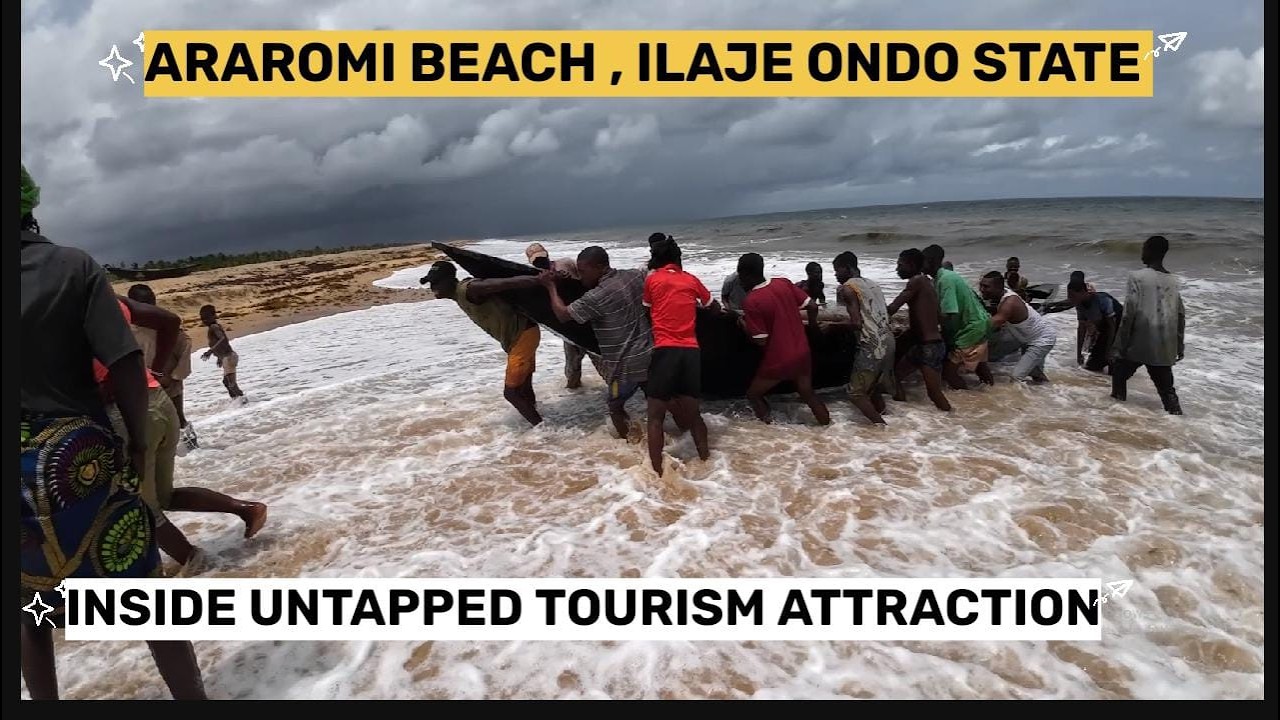 Exploring Araromi beach, ilaje Ondo State Riverine  Adventure in Rural African Village and  market