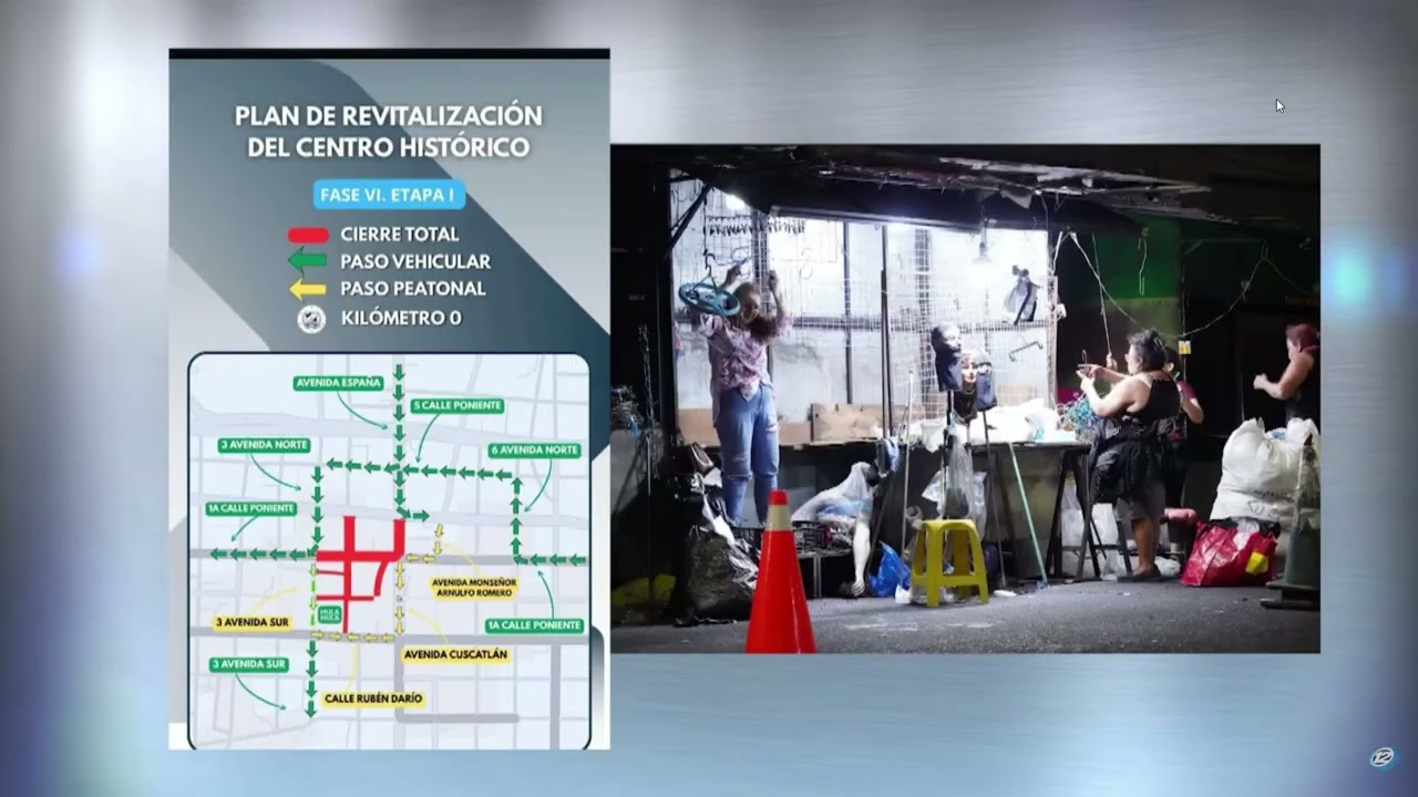 Cierran calles en el centro histórico por reordenamiento cerca del mercado Hula Hula. NH