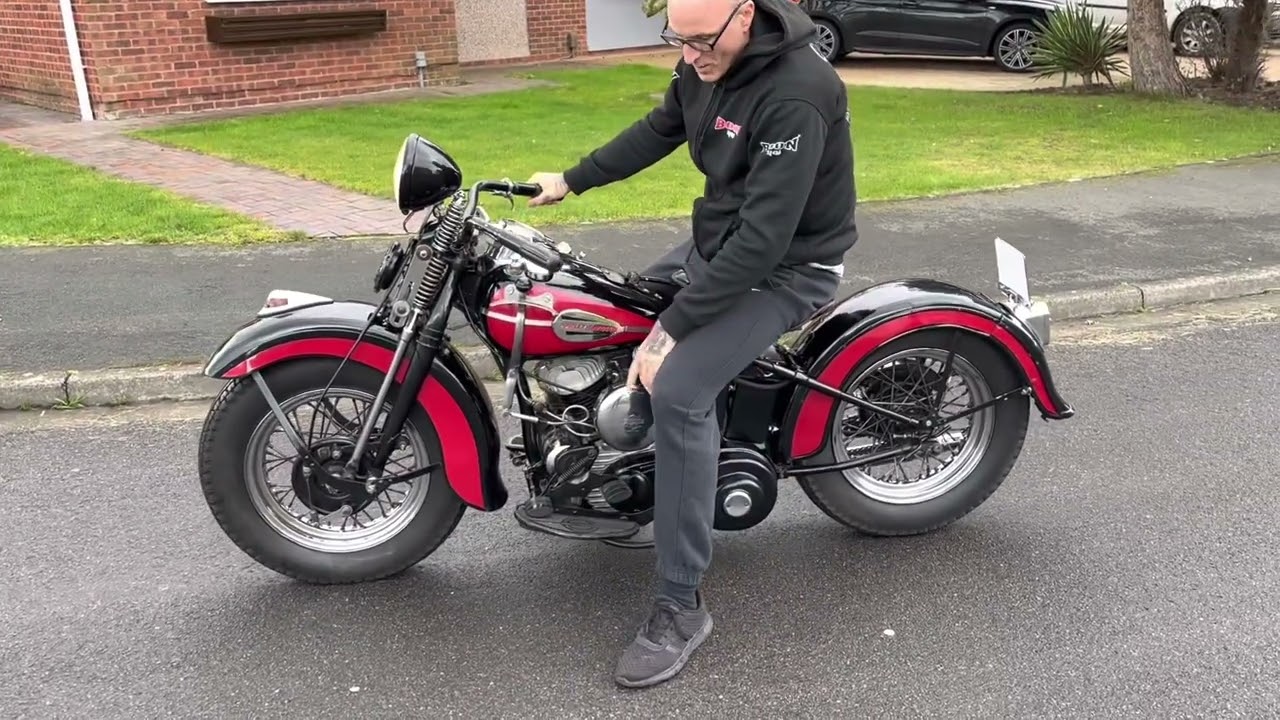 How to Ride a foot Clutch Harley Davison WLA