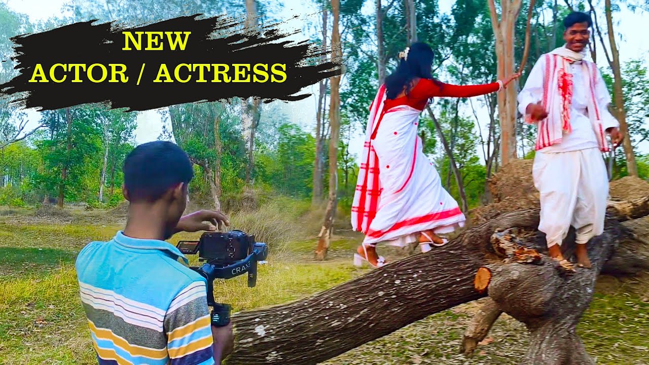 हेरोइन गिरते गिरते बची 😦 / New Acter / Actress ka Acting OMG / kurukh Song Album Ke Shooting 📸