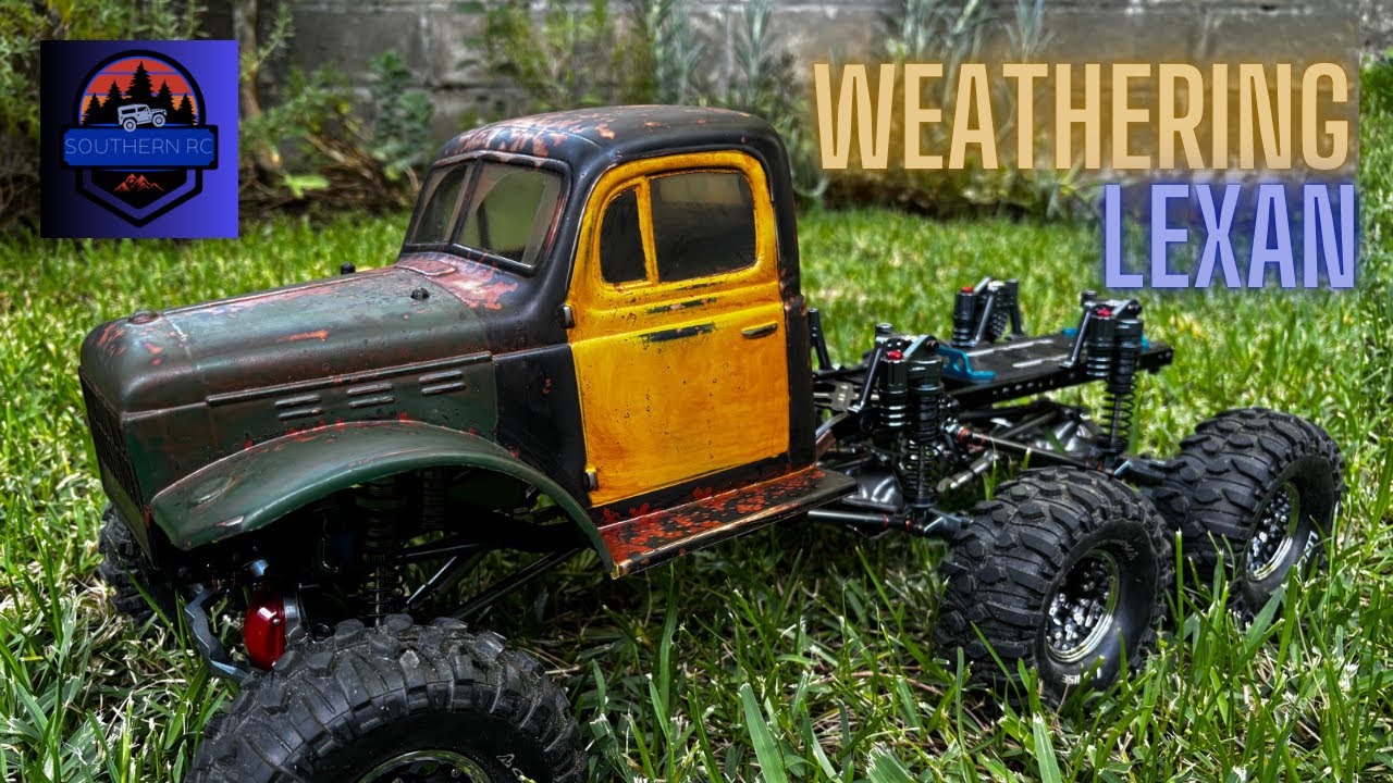 Workbench #9: Weathering a Lexan Pro-line Dodge Power Wagon Body for my 6X6 build