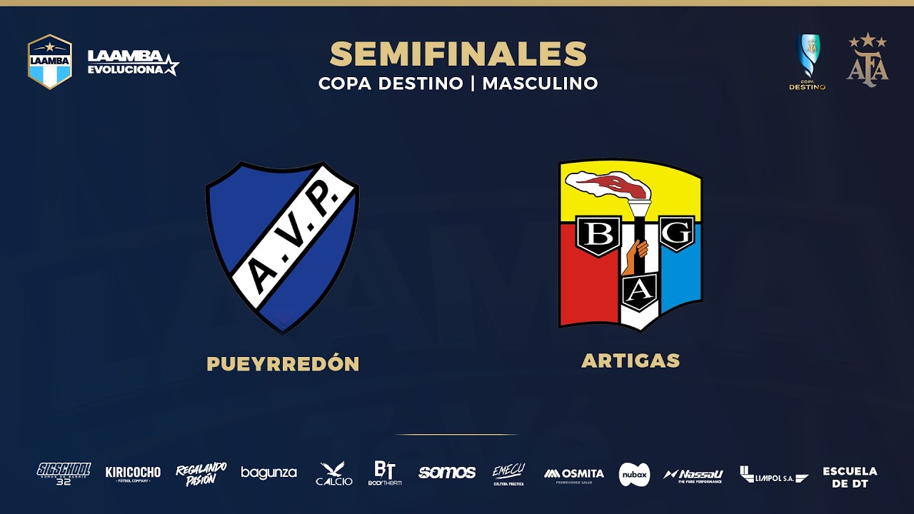 COPA DESTINO: PUEYRREDÓN vs. ARTIGAS (Masculino) - LAAMBA / AFA  Futsal Argentino