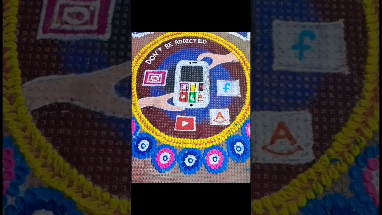 Rangoli for Competition/ Theme Rangoli for Competition/ #rangoli #bigrangoli #rangolikolam #kolam