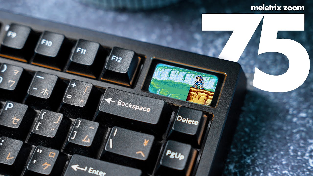 Идеальная клавиатура 75% + ЖК-экран и многое другое | Meletrix Zoom75