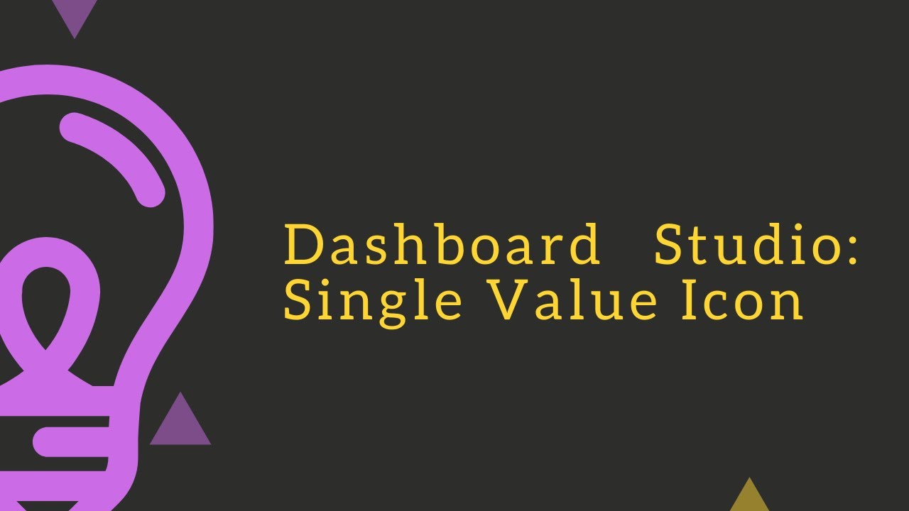 Splunk dashboard studio : Discussion on single value icon visualization