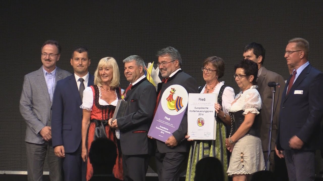 Europäischer Dorferneuerungspreis 2016 für Fließ