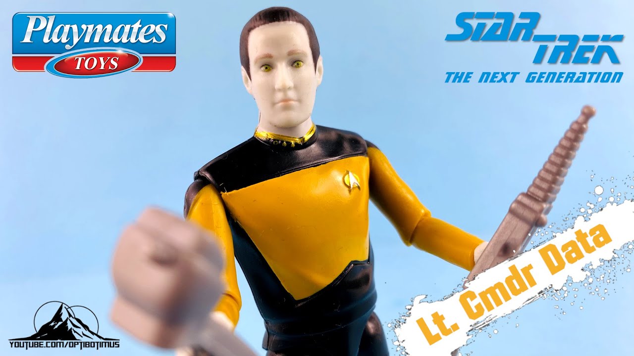 2022 Playmates Toys Star Trek The Next Generation LT. COMMANDER DATA Video Review