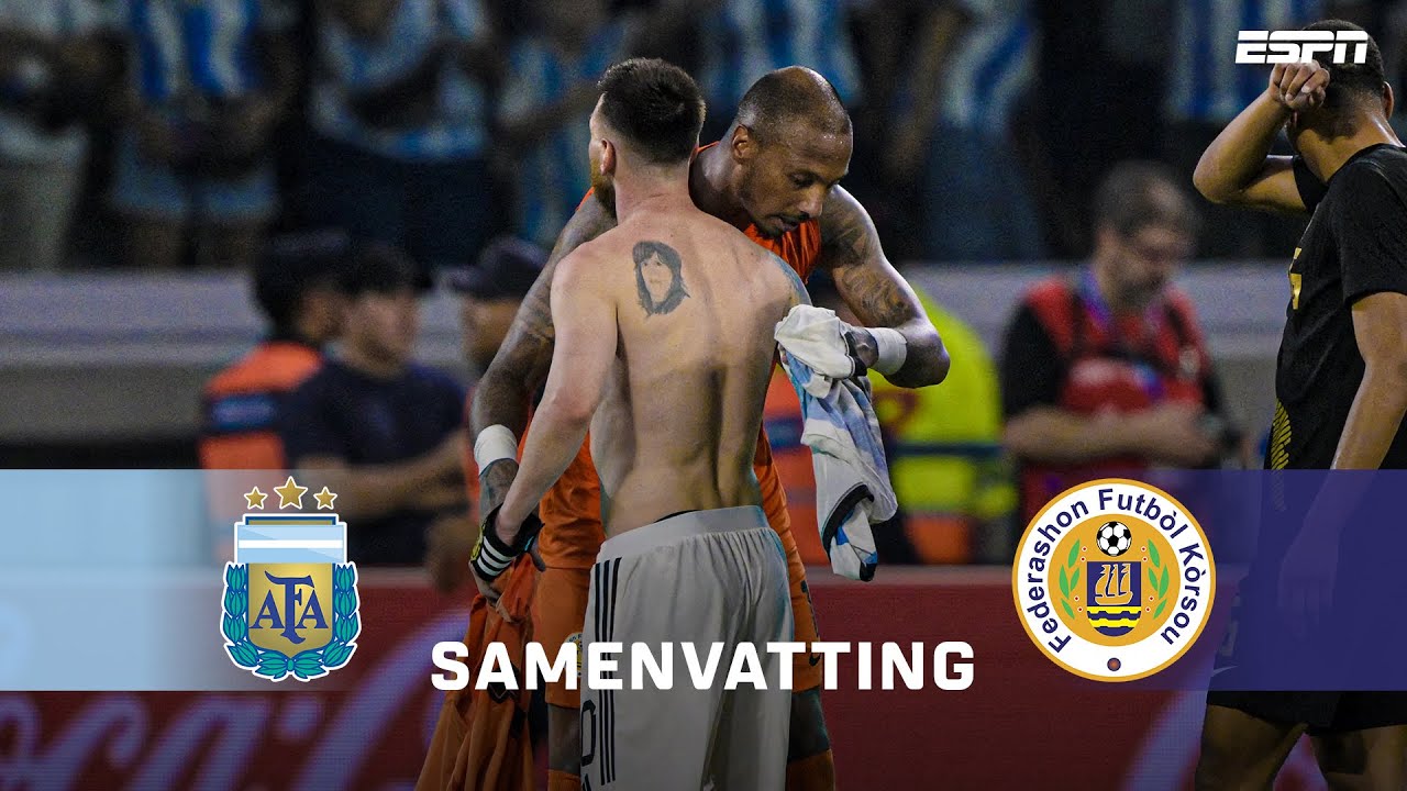 🧤 𝐄𝐋𝐎𝐘 𝐑𝐎𝐎𝐌 maakt indruk op LIONEL MESSI! 🔥| Samenvatting Argentinië - Curaçao