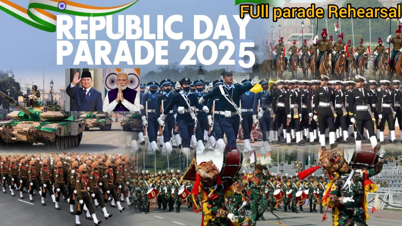 Republic Day Parade Rehearsal 2025. Full Parade Rehearsal #republicday2025 #rdc2025 #kartavyapath