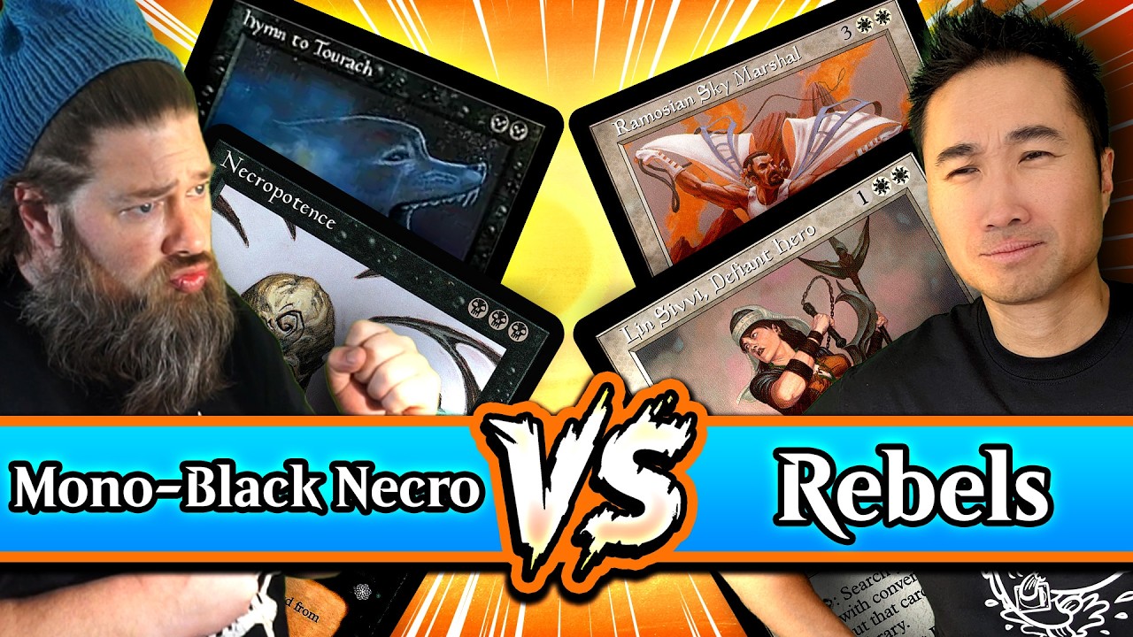 Mono-Black Necro (1996) против Rebels (2000) | Топ-64 лучших колод в истории Стандарта