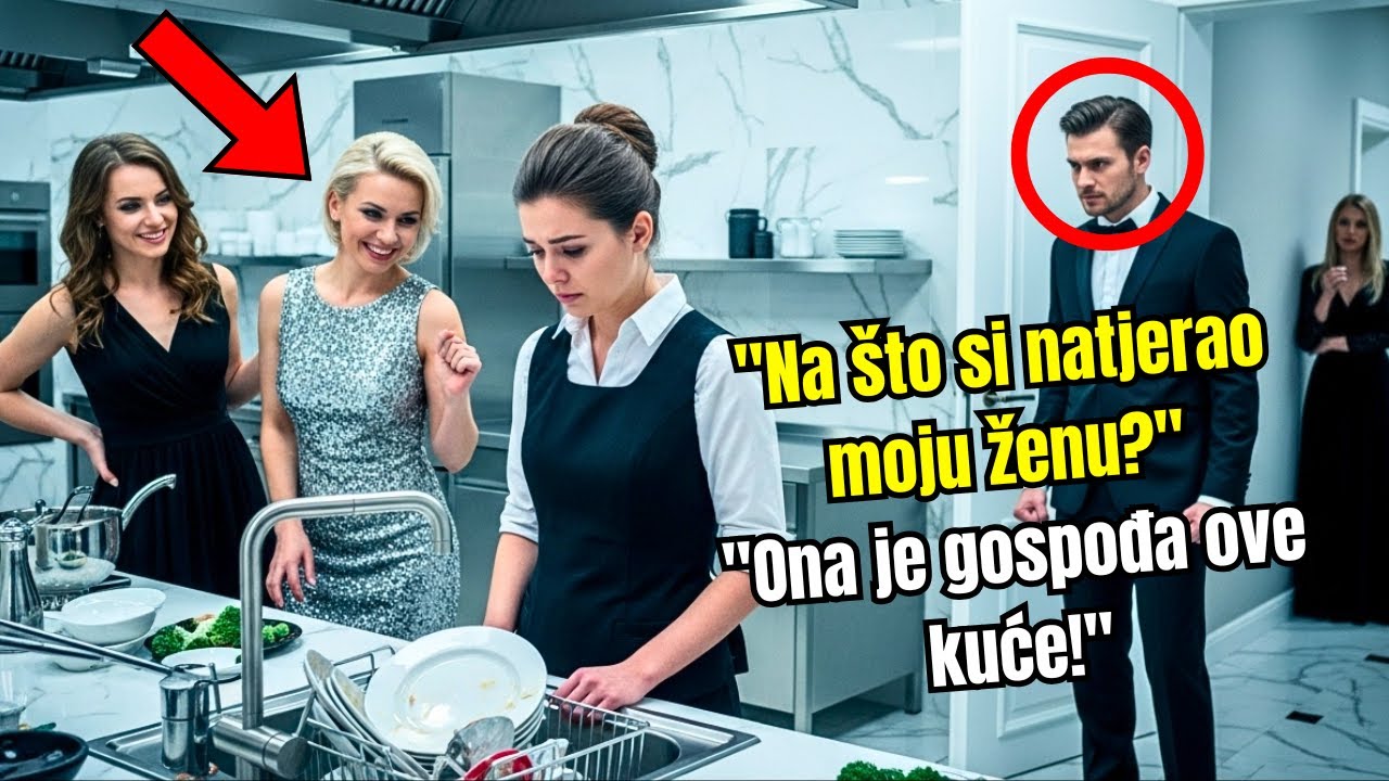 Kazali jej zmywać naczynia na gali... nie wiedząc, że jej mąż miliarder jest właścicielem rezydencji