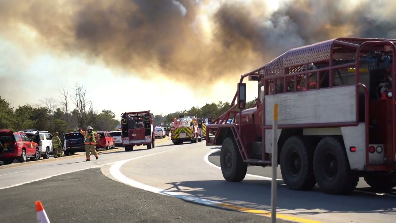 Center Moriches Brush Fire 3/8/2025