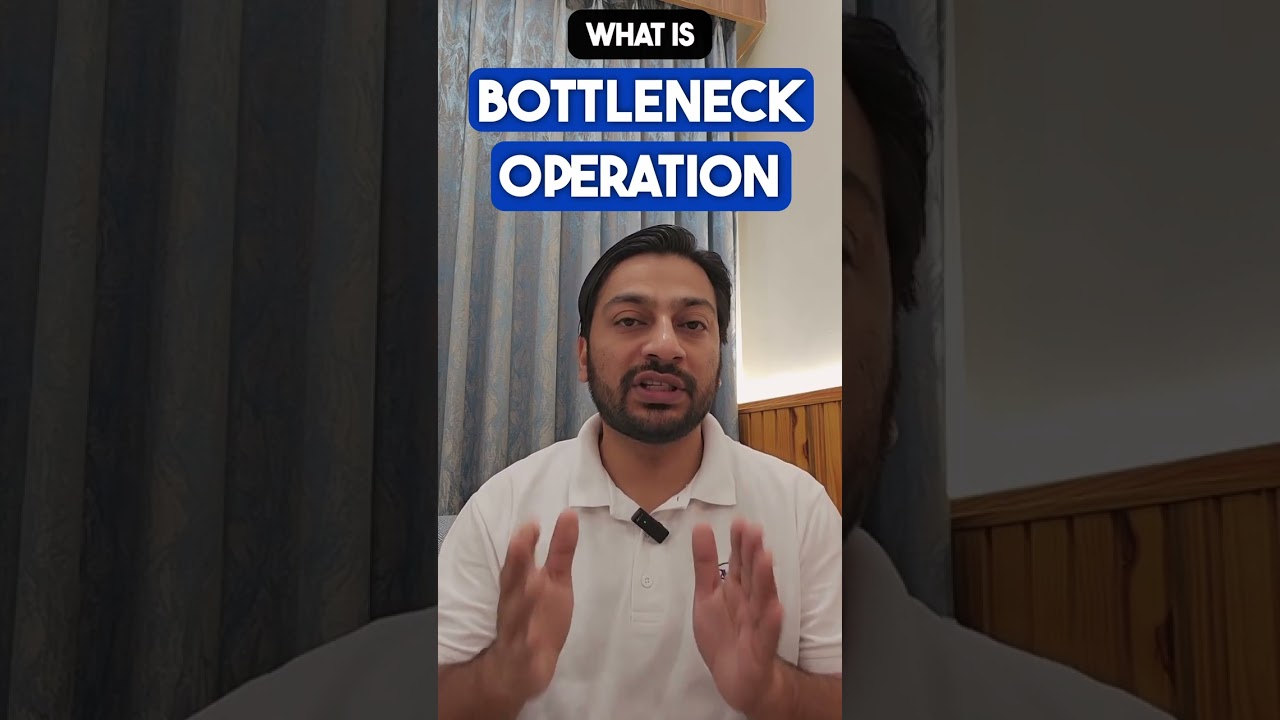 What is a Bottleneck in Production? | Assembly Line Delay Explained in Hindi #shorts #productivity