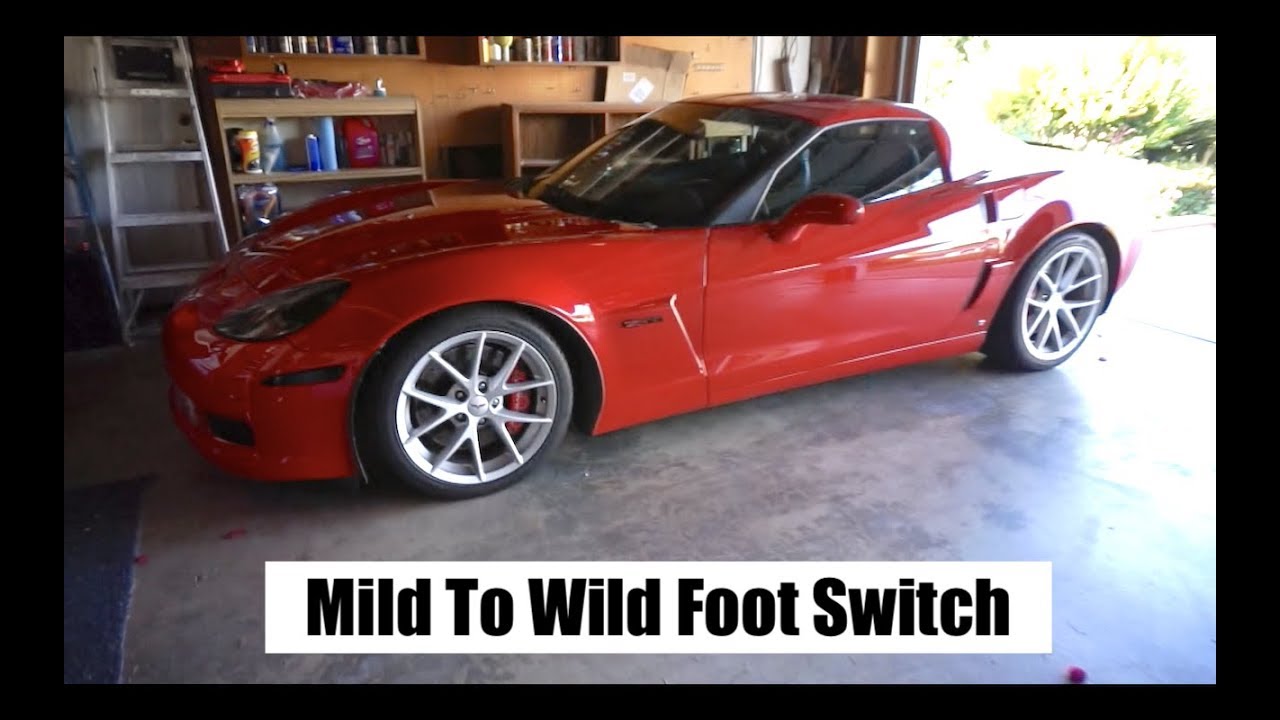 Trying To Make The Z06 Even Louder! Mild to Wild Foot Switch Install