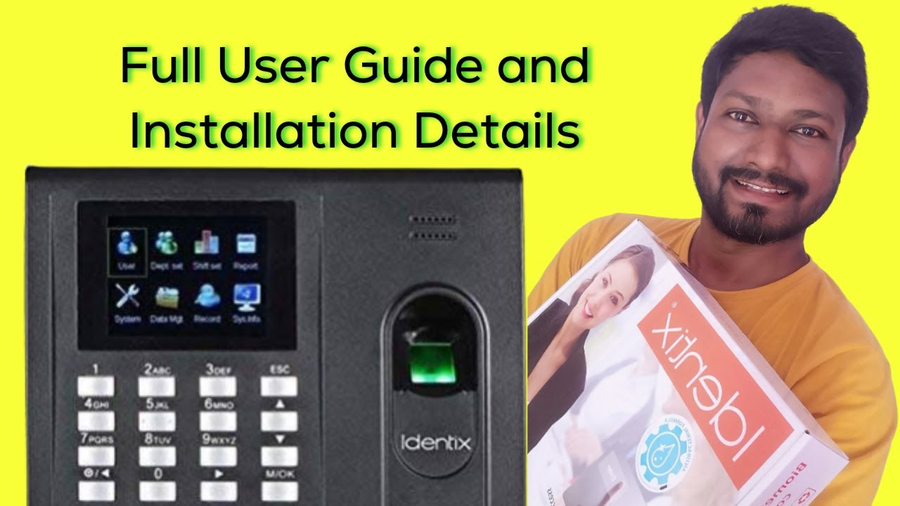 ESSL K90 Pro plus || Biometric EM Door Lock || #essl