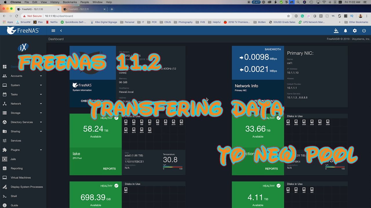 FreeNAS 11.2 - Migrating Pool to New Disks
