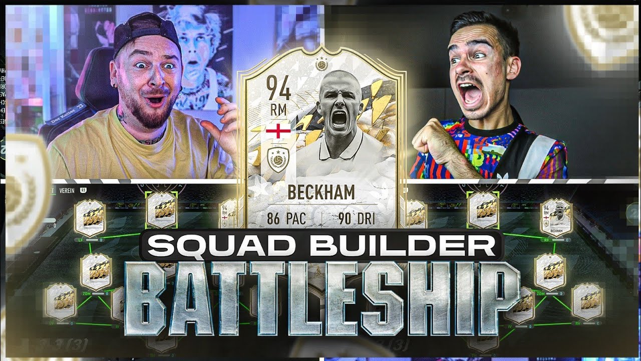 SUPA KUHLE IDEE 😱💀DAVID BECKHAM ICON MOMENTS SQUADBUILDER BATTLESHIP vs FeelFIFA FIFA 22