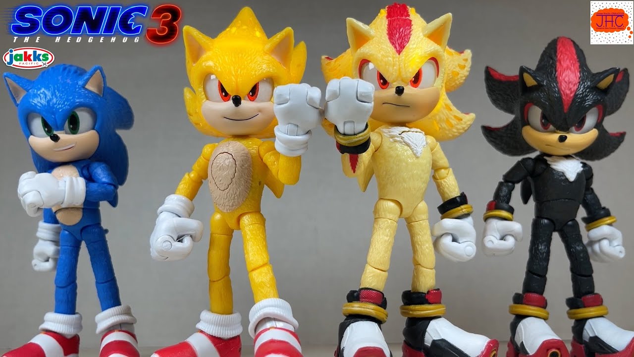 ЗАЖГИ! Обзор набора из двух фигурок Jakks Pacific по фильму «Супер Соник в кино: Ёж 3»