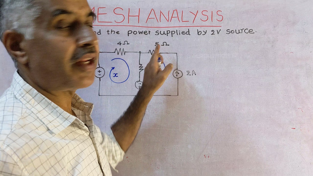 Class 51: Network analysis: Mesh analysis TYPE 2