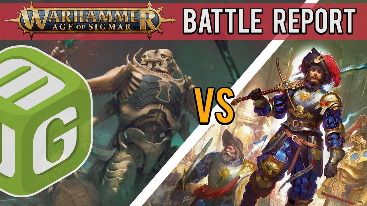 Ossiarch Bonereapers vs Cities of Sigmar Age of Sigmar Battle Report Ep 40