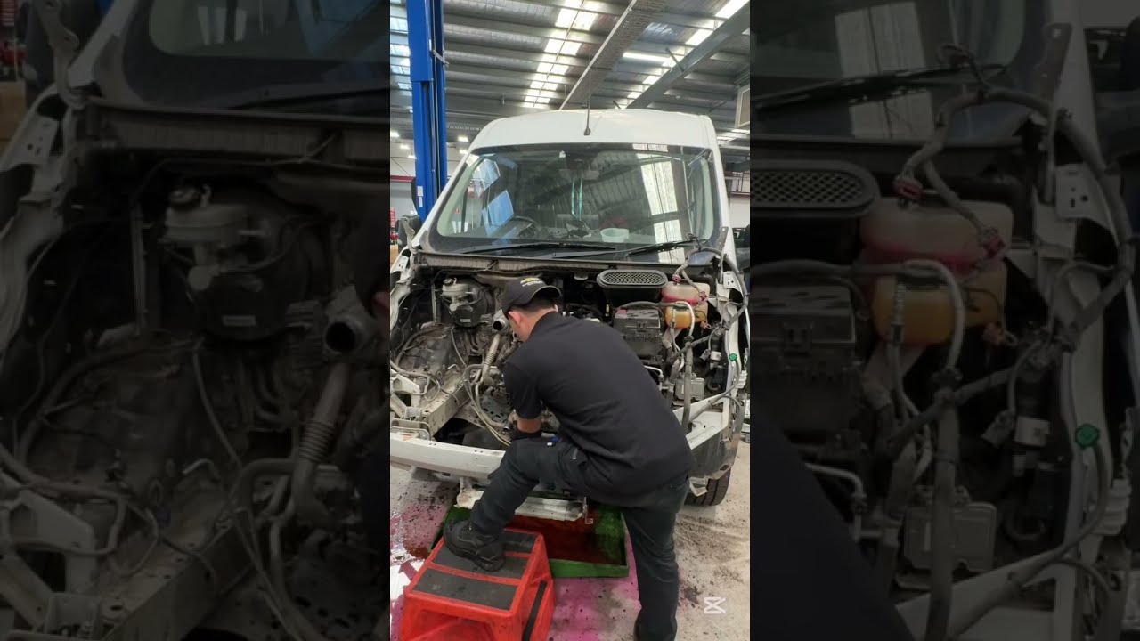 Broken camshaft caps LDV deliver 9 engine replacement.