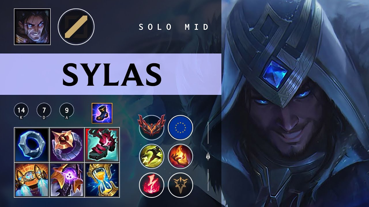 Sylas Mid vs Yasuo - EUW Grandmaster Patch 26.02