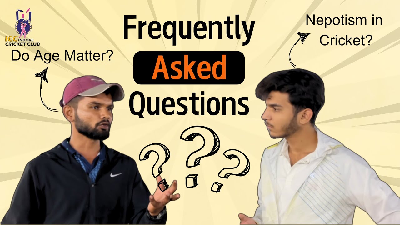 Frequently Asked Questions | Indore Cricket Club #indorecricketclub #cricketacademy