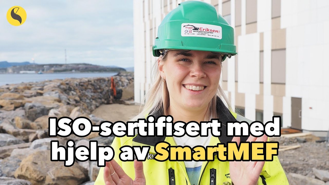 Viggo Eriksen AS sertifisert innen ISO 9001 og ISO 14001 ved hjelp av SmartMEF