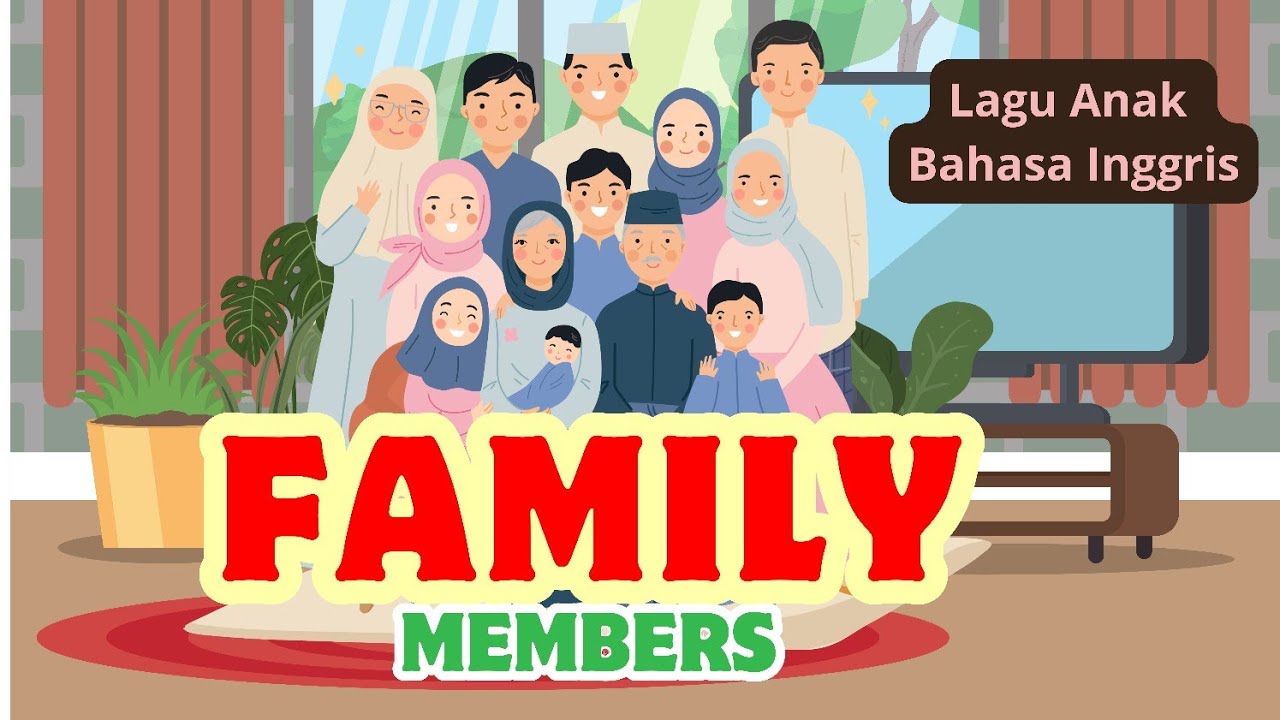 FAMILY MEMBERS | MY FAMILY | Balonku Ada Lima Versi Inggris I Lagu Anak Bahasa Inggris