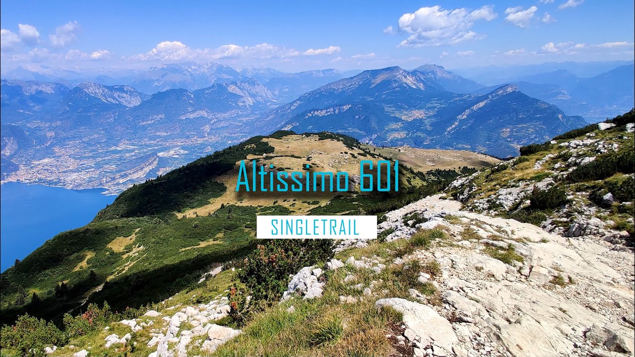 Mega zjazd z tejto úžasnej hory Monte Altissimo je top / dole po traily 601 / MTB Lago di Garda/