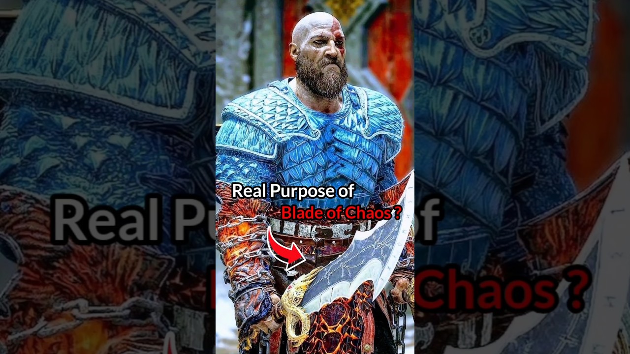 What was the true purpose of the Blades of Chaos ? #shorts #godofwar #kratos