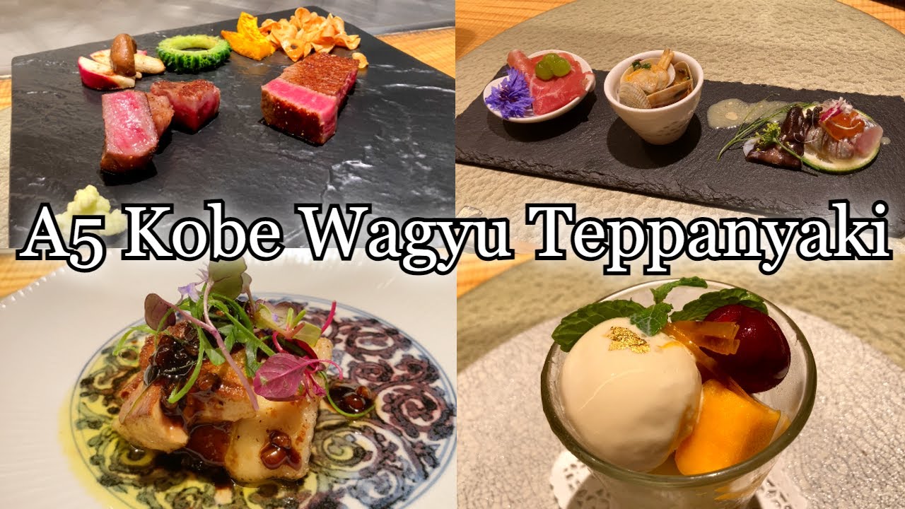 $200 A5 Rank Kobe Wagyu Beef Teppanyaki course meal 