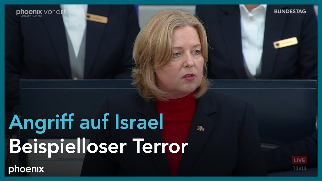 Bärbel Bas zum Angriff auf Israel am 11.10.23