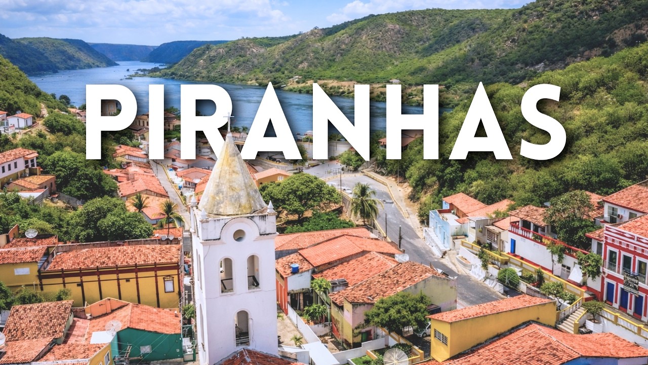 O Impressionante Município de Piranhas Banhado pelo Rio São Francisco no Sertão de Alagoas