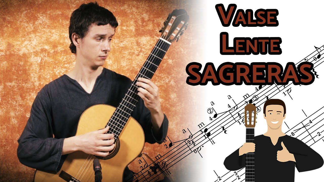 Magnifique Valse de J. Sagreras - Tuto guitare