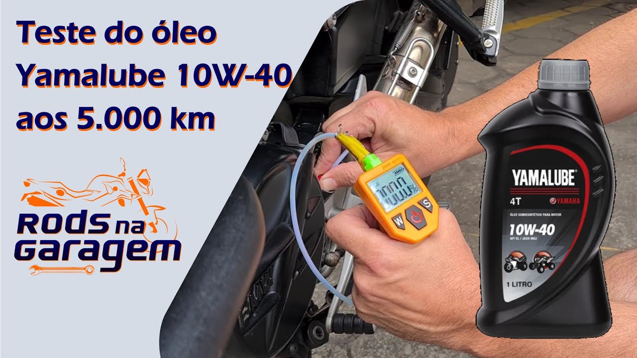 Teste do óleo Yamalube semissintético aos 5.000 km na BMW F800R #motocicletas #manutenção