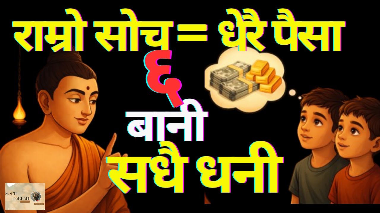 पैसाको जरो दिमागमा हुन्छ, पसिनामा होइन । Soch Darpan (Soch For Youth) #moneymindset #SochDarpan