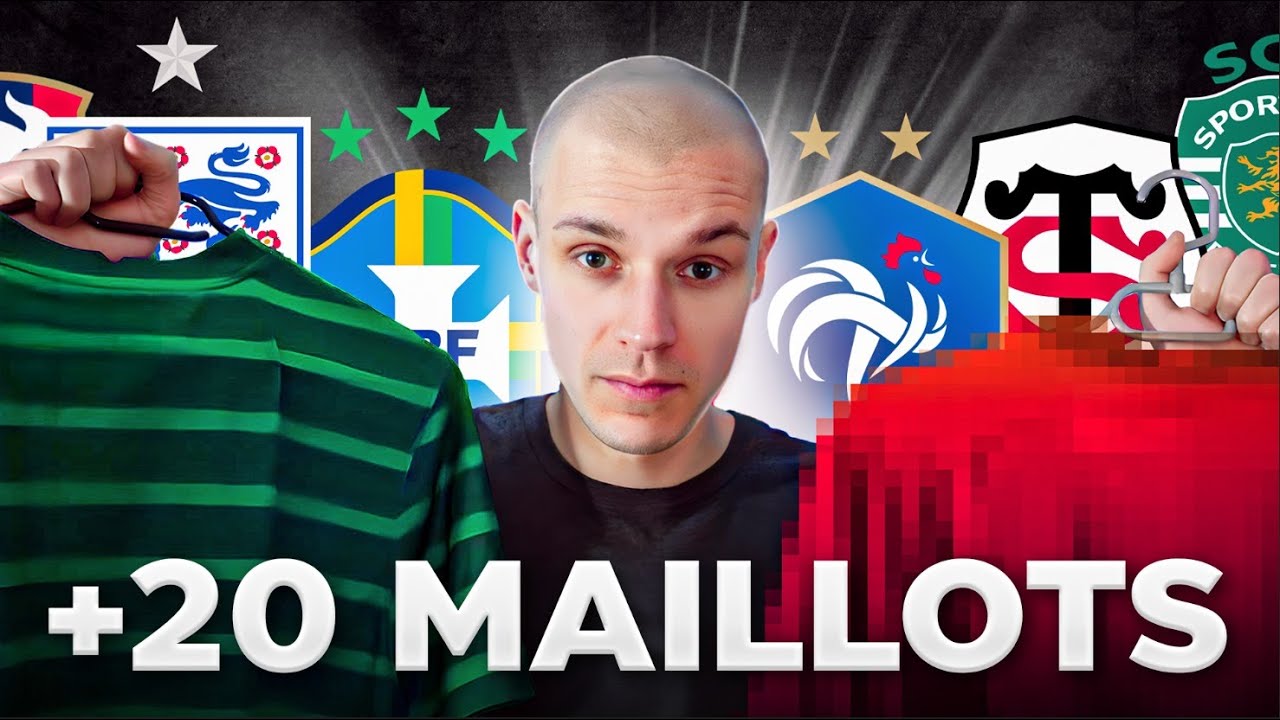 UNBOXING de MAILLOTS stock PRO de FOOT et de RUGBY 🥵