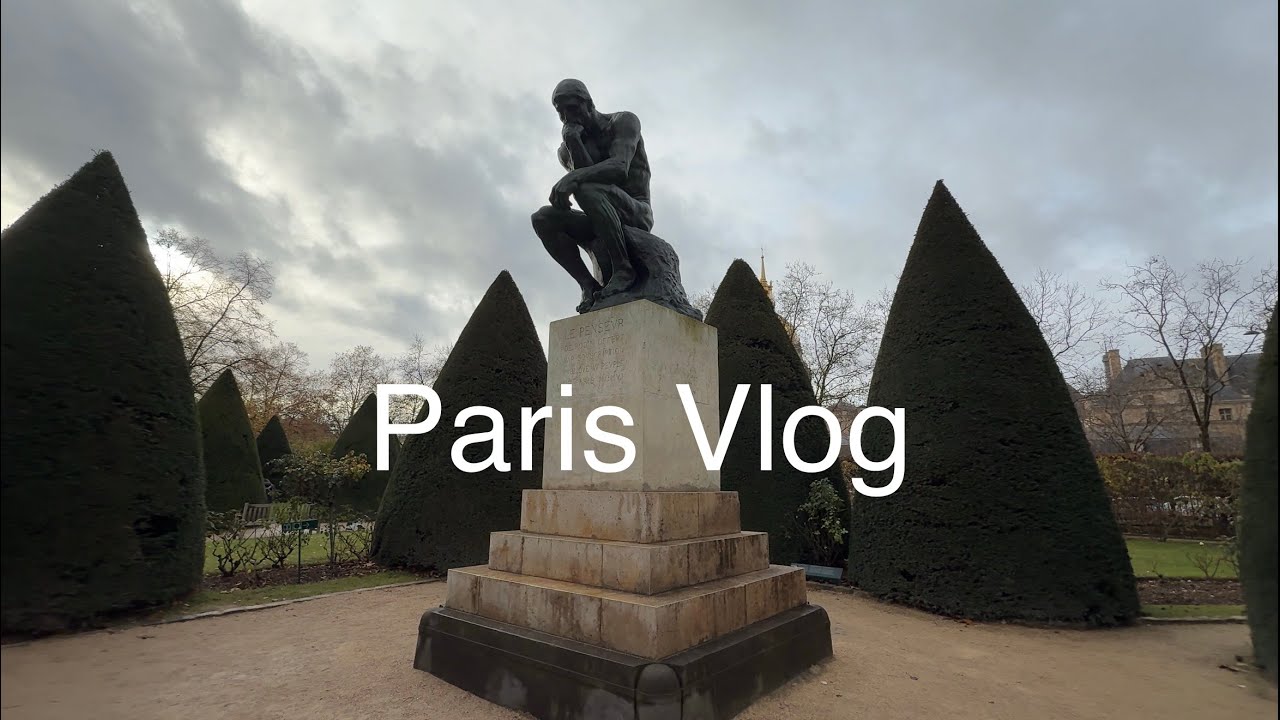 Paris Vlog 🇫🇷 | Ep. 7 Musée Rodin 🤔 2nd arrondissement 🚶left bank book shopping 📚