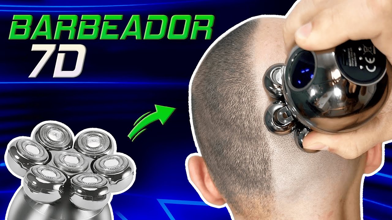 NÃO EXISTE MELHOR! Barbeador Elétrico 7D | Shaver Flutuante AliExpress