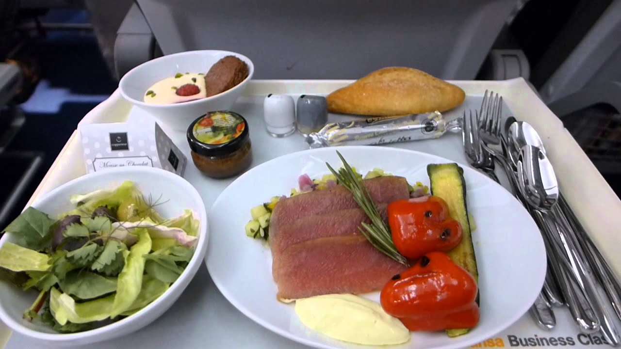 Lufthansa Business Class Frankfurt-Cairo A321 June 2014