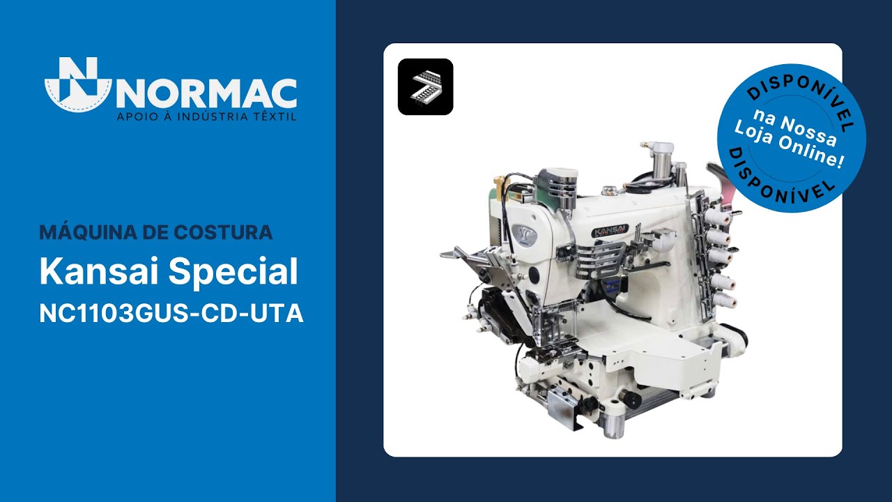 MÁQUINA DE COSTURA KANSAI SPECIAL NC1103GUS-CD-UTA  | NORMAC