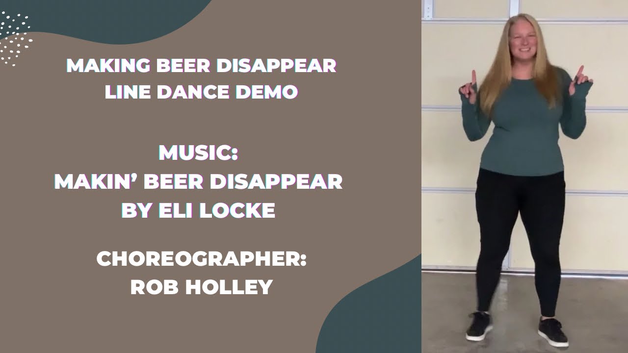Making Beer Disappear Line Dance Demo