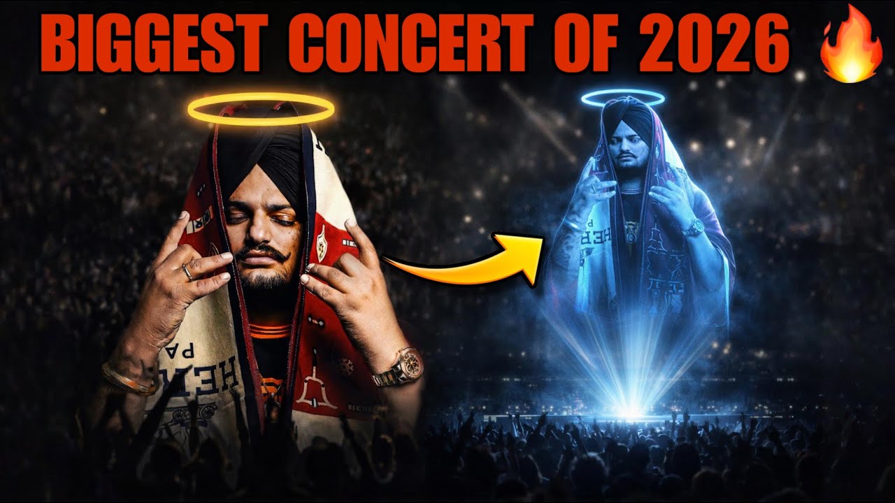 SIDHU MOOSEWALA RETURNS IN 2026 😱 First Ever HOLOGRAM CONCERT IN INDIA