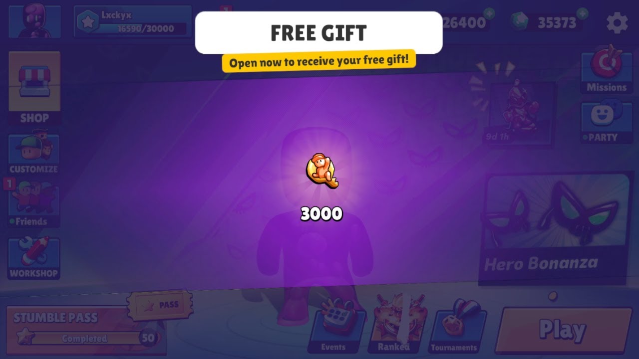 Free 3000 ability key glitch stumble guys 2025!