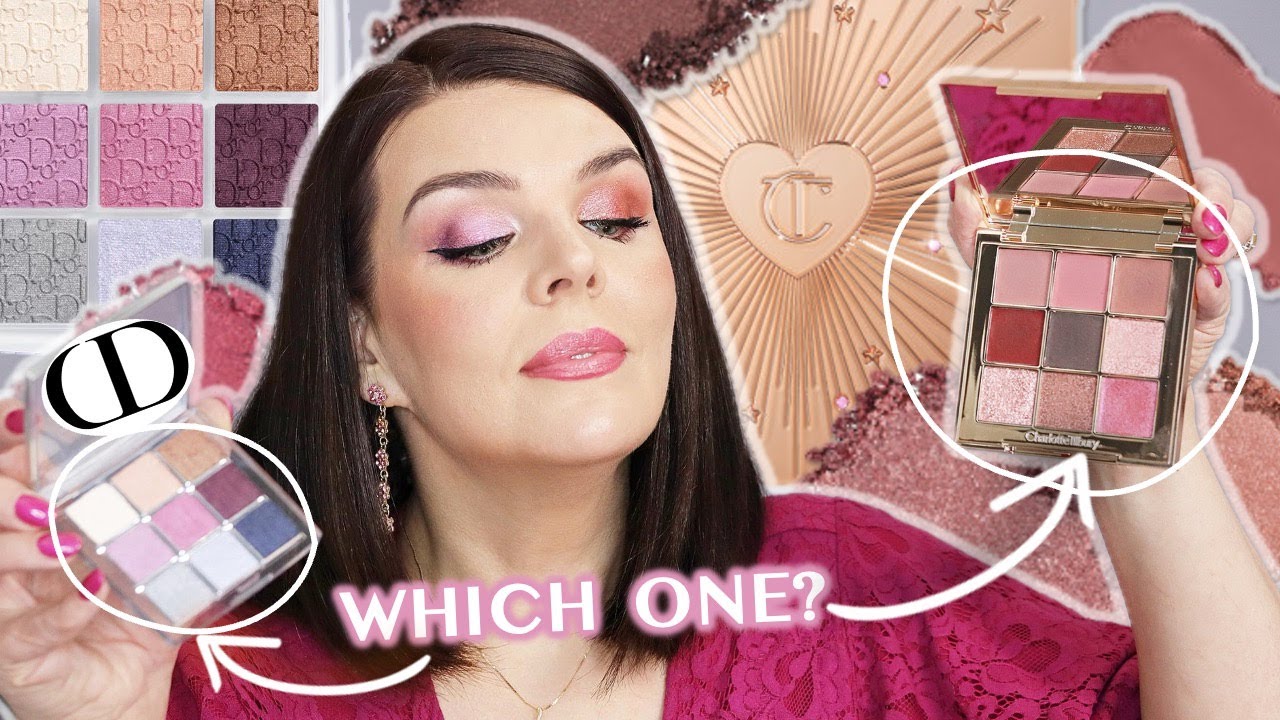 Dior Celestial Purple vs. Charlotte Tilbury Pillow Talk: The Ultimate Eyeshadow Showdown! 🎨