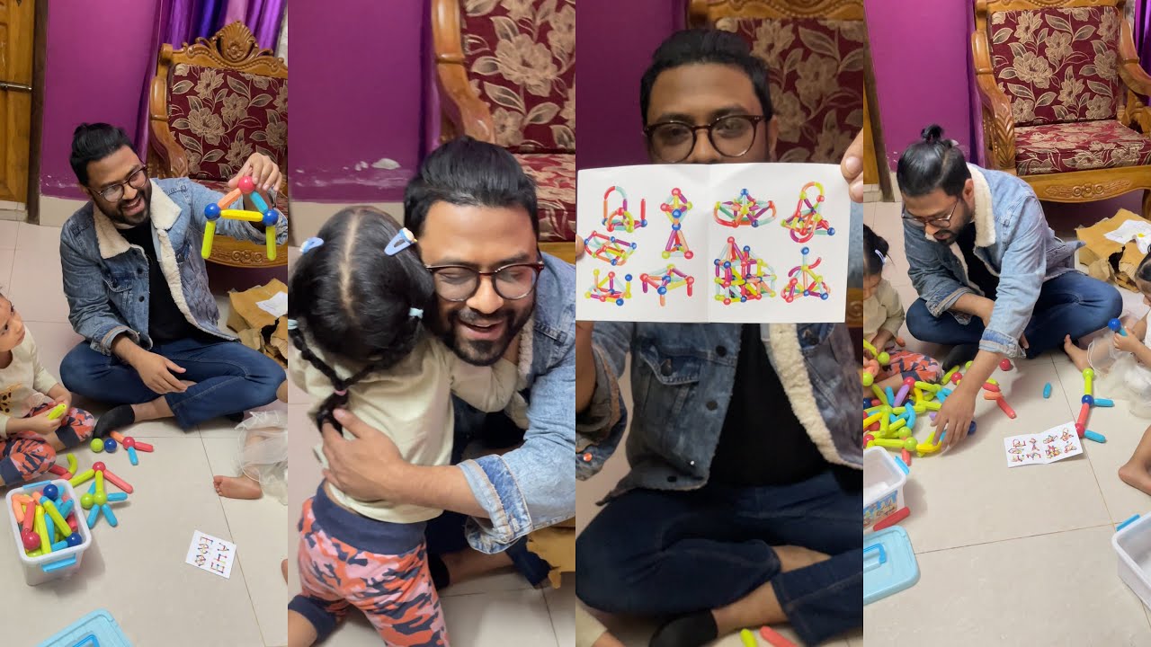 Educational toy set for Arabi and Areeba from Toymoy-টয়ময় facebook page.