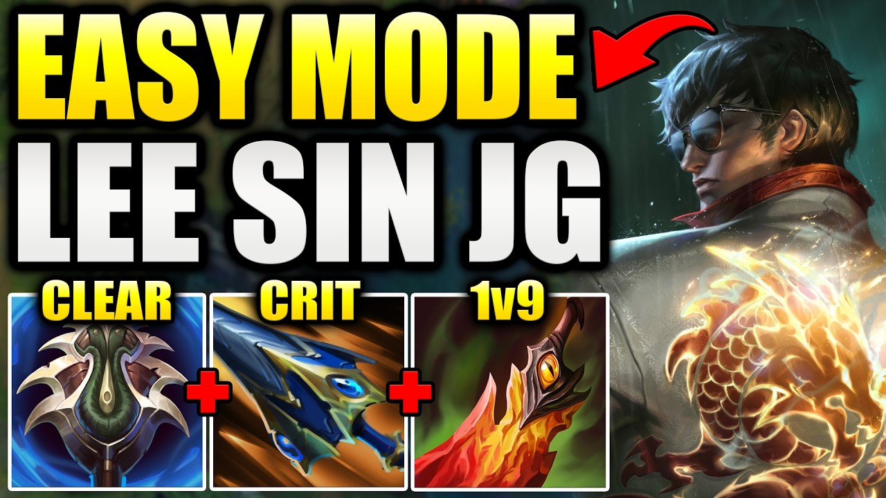 HOW TO EASILY CARRY GAMES WITH LEE SIN JUNGLE!